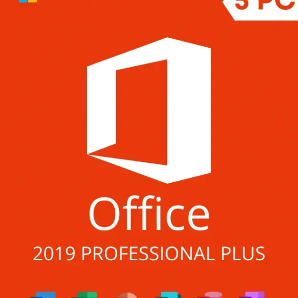 Microsoft Office 2019 Professional Plus – 5 PC