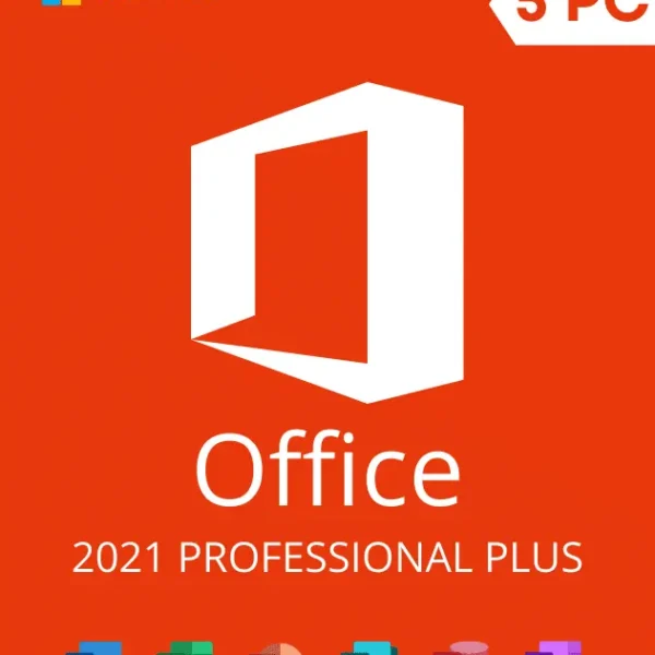 Microsoft Office 2021 Professional Plus – 5 PC